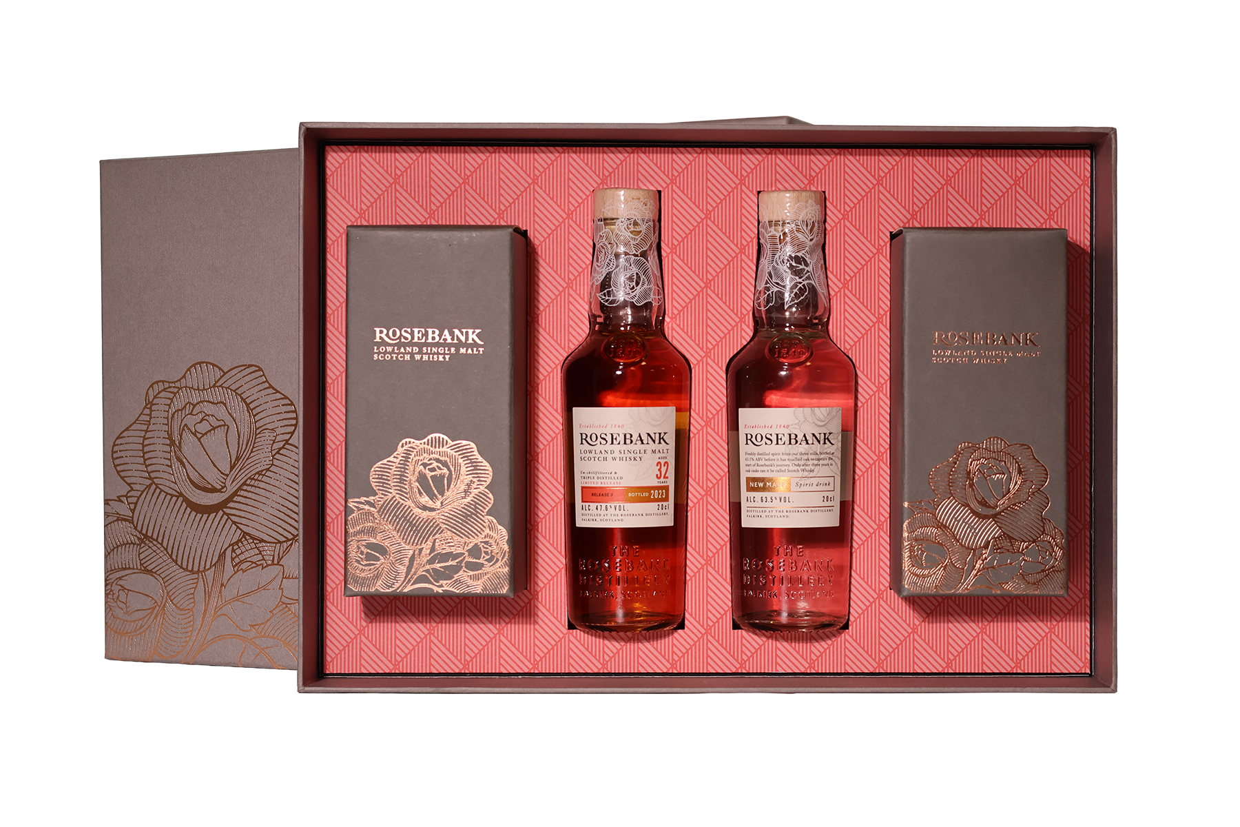 Rosebank Gift Box | Rare 32 Year Old & New Make Spirit with